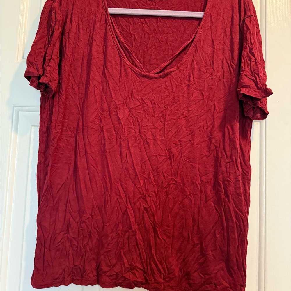 TWO 2️⃣ Women's Red Tops Boo Hoo Bundle
